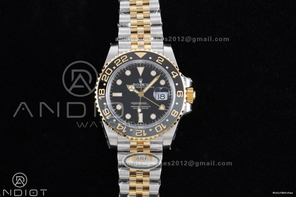 1:1 Dial Best GRNR Weight) WeatherProof CHS Black 126713 II on 881 GMT-Master Bracelet SS SH3285 New YG (Gain ARF Edition Clone Super 1013